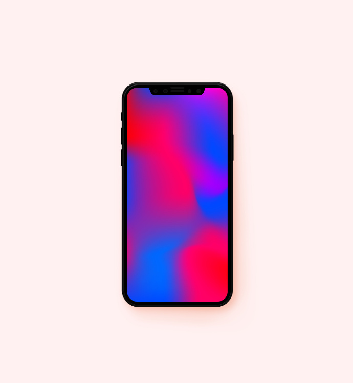 AI教程！教你5步做出iPhone X渐变壁纸（含样机）